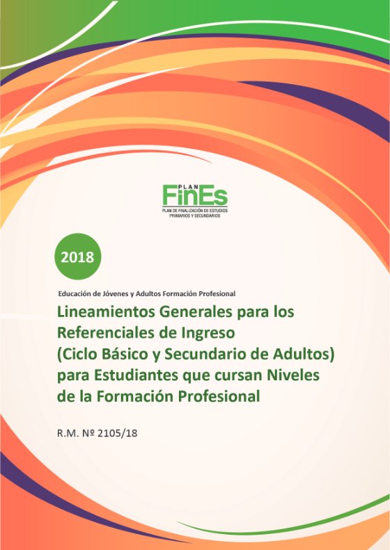 Portada del Libro del Docente de Referenciales de Ingreso