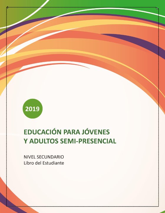 Portada del Libro del Estudiante de Nivel Secundario