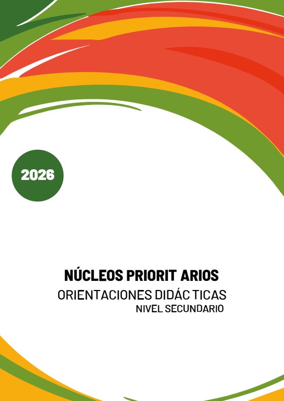Portada de Núcleos Prioritarios y Orientaciones Didácticas
